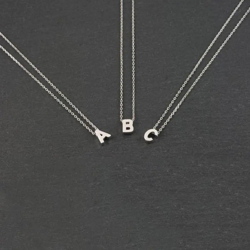 Simple Letter Necklace for Daily Wear for Women