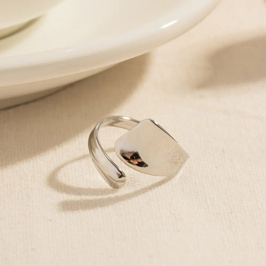 INS Style Simple Personalized Open Ring