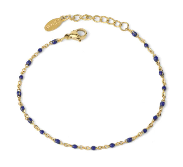 Fashion Stainless Steel Bracelets in Gold, Blue, Red