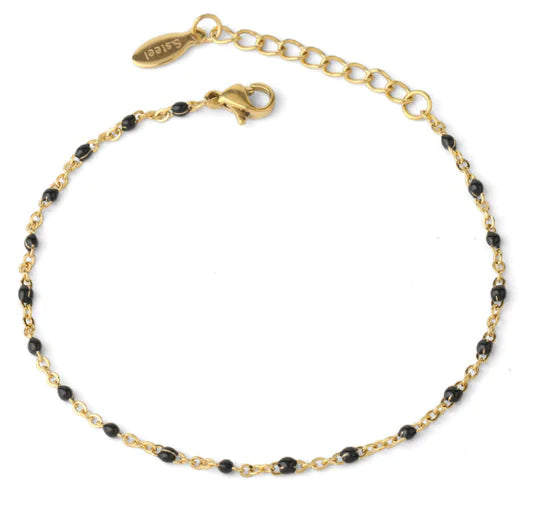 Fashion Stainless Steel Bracelets in Gold, Blue, Red