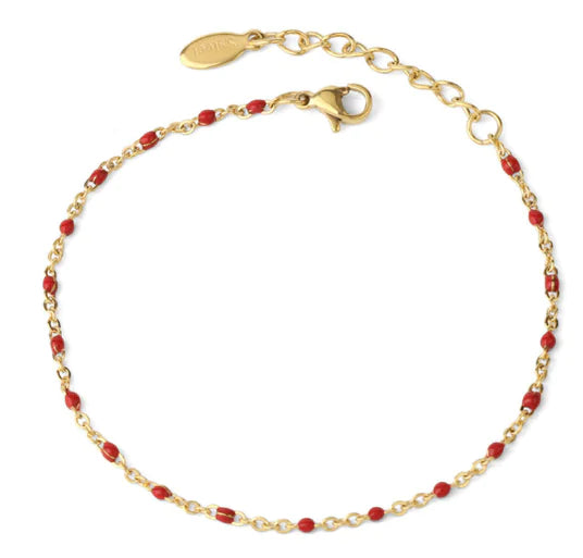 Fashion Stainless Steel Bracelets in Gold, Blue, Red
